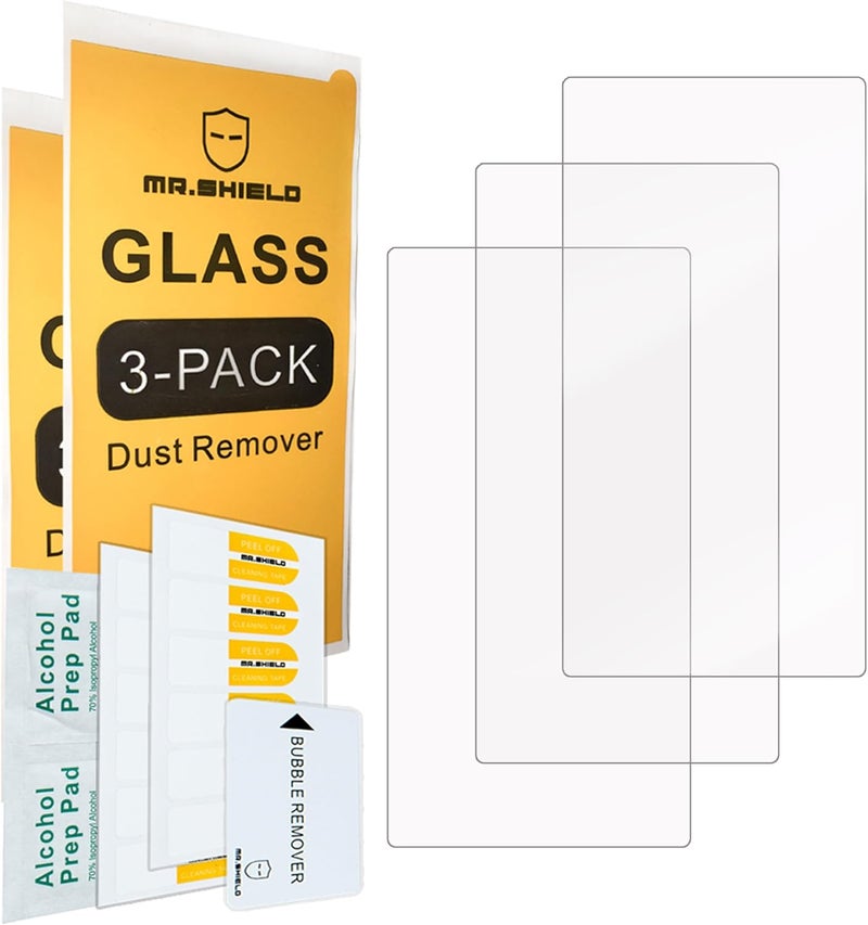 Mr Shield Screen Protector compatible with Sony Walkman NW-WM1AM2 / NW-WM1ZM2 [Tempered Glass] [3-Pack] [Japan Glass with 9H Hardness] - Image 2